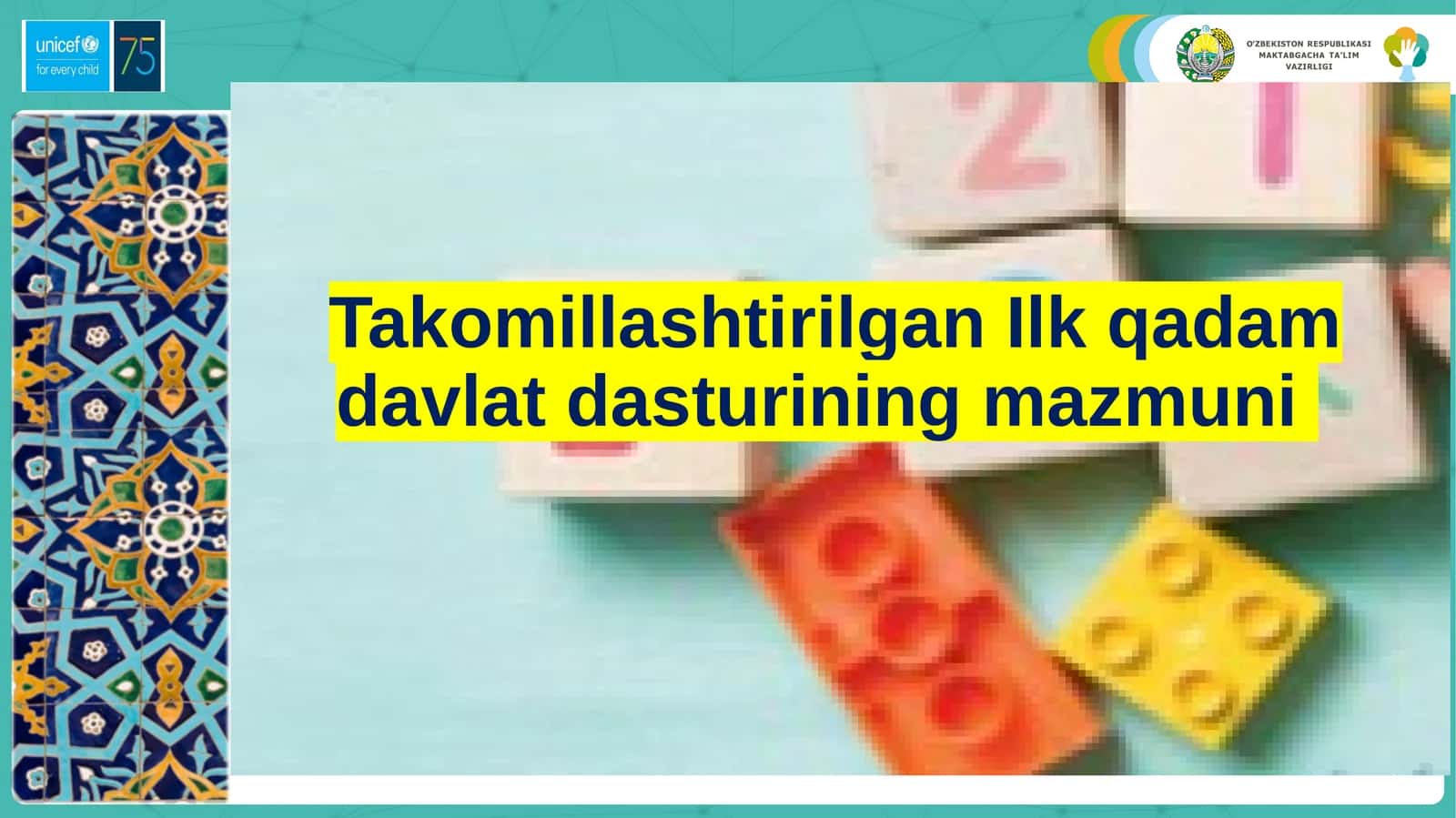 Maktabgacha ta'lim bo'yicha xalqaro tajribalar 1