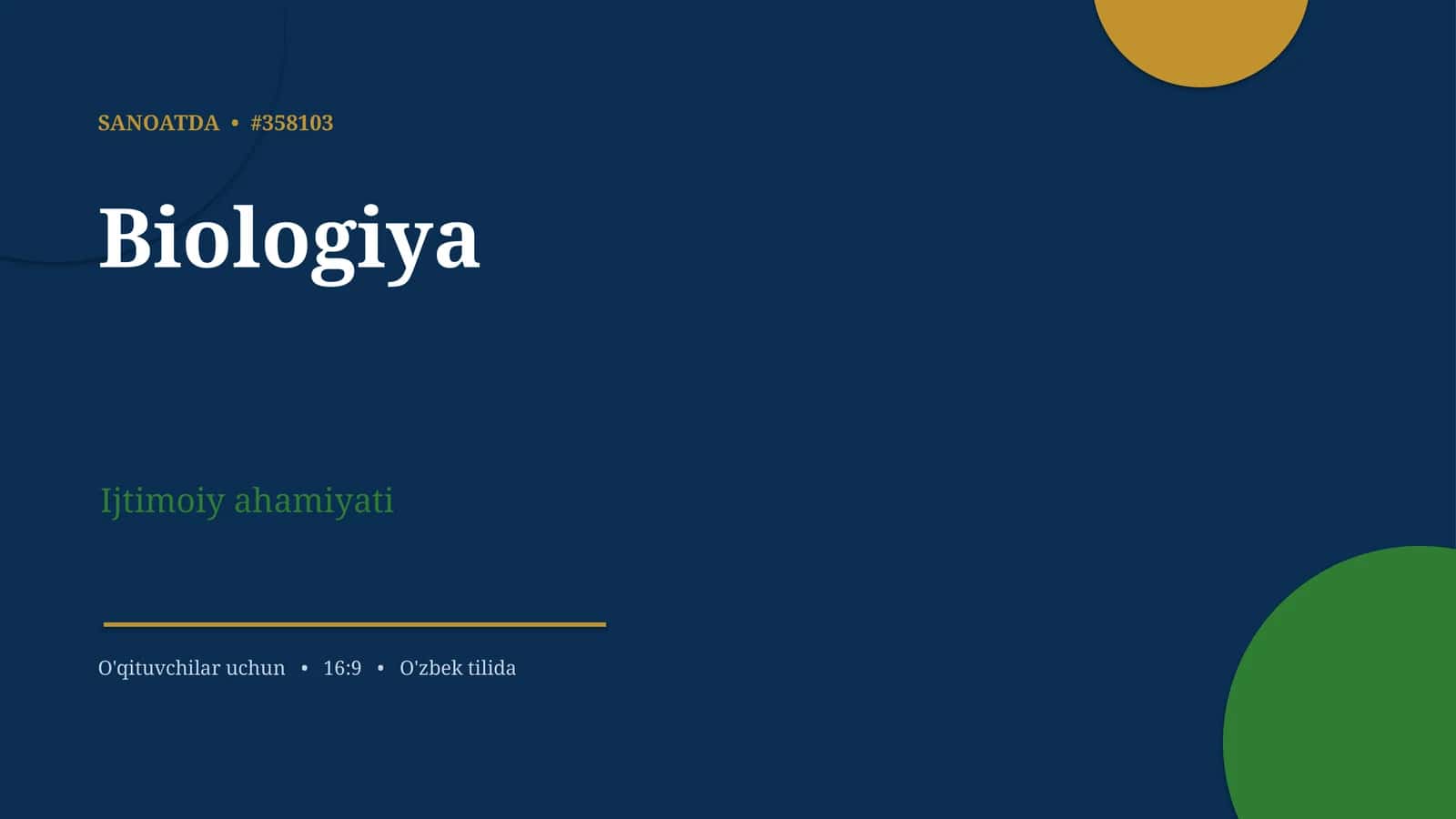 Biologiya 1