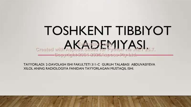 Ultrasonografiya va nur tashxisi 1