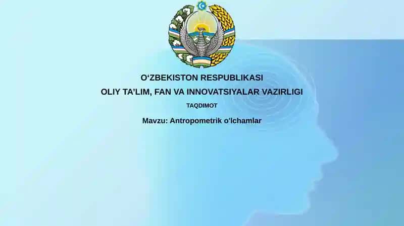Antropometriko'lchamlar