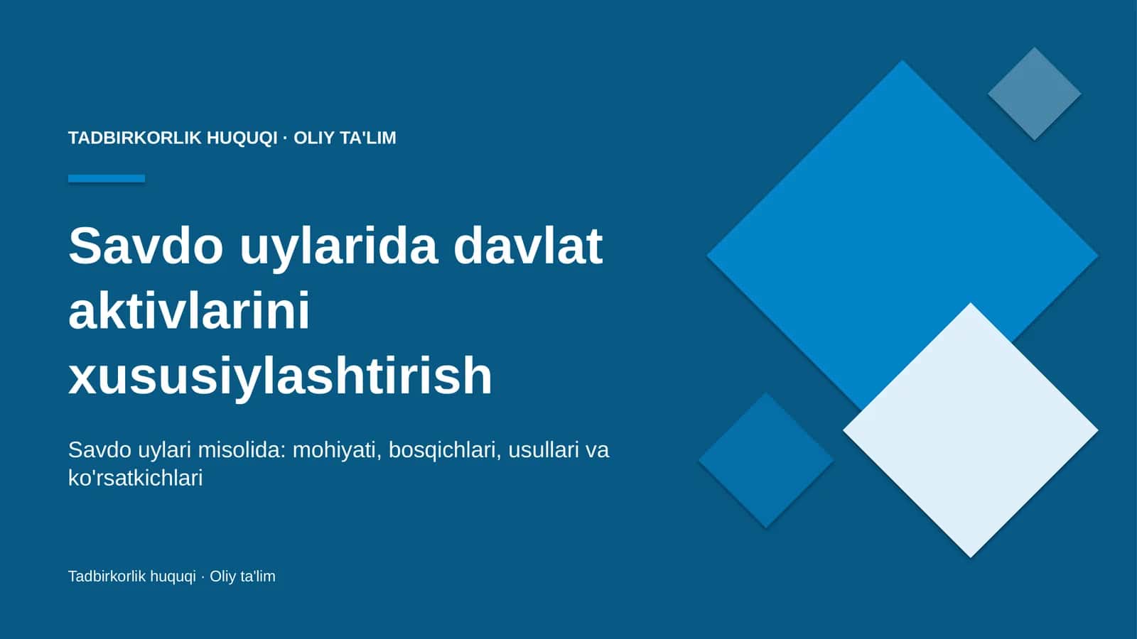 savdo uylarida davlat aktivlarini xususiylashtirish 9391 1