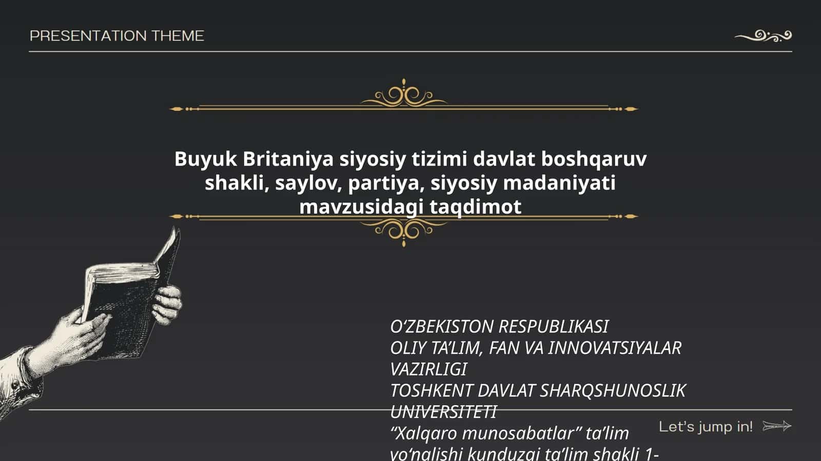 Siyosatshunoslik fanidan taqdimot 1