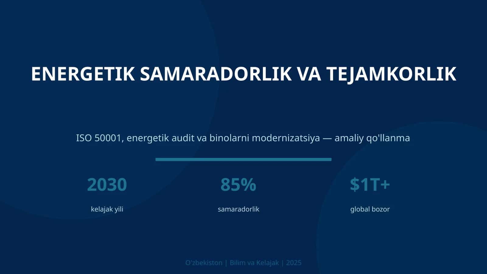 ENERGETIK SAMARADORLIK VA TEJAMKORLIK 1