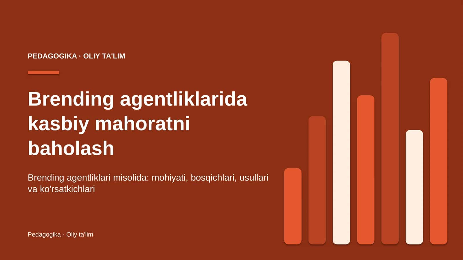 Kasbiy mahoratni baholash: mohiyati 1