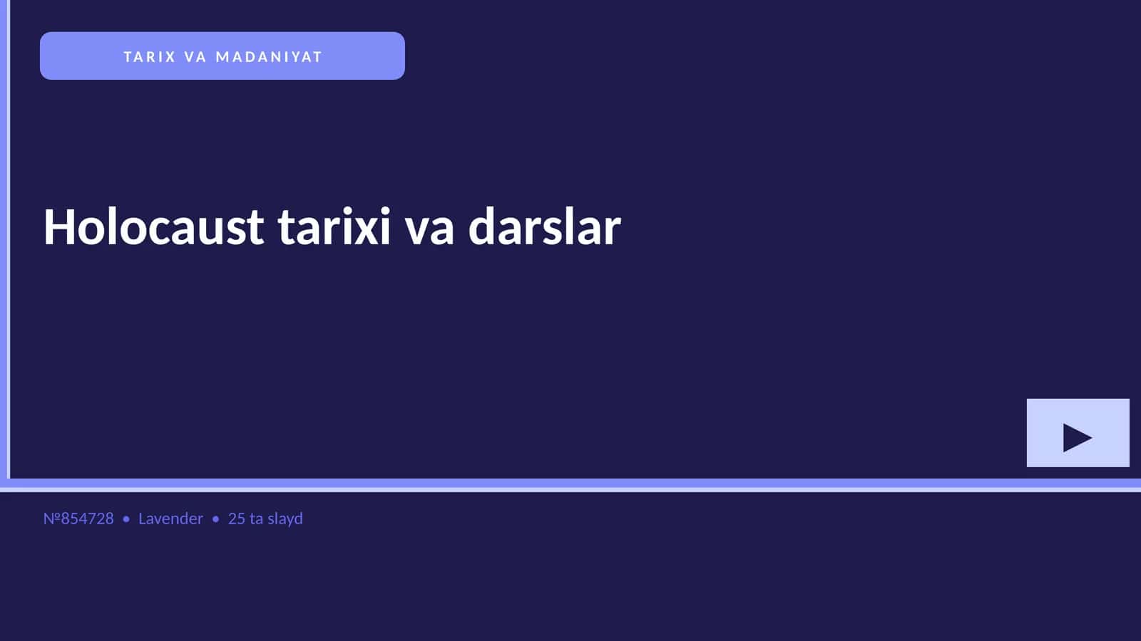 TARIX VA MADANIYAT 1