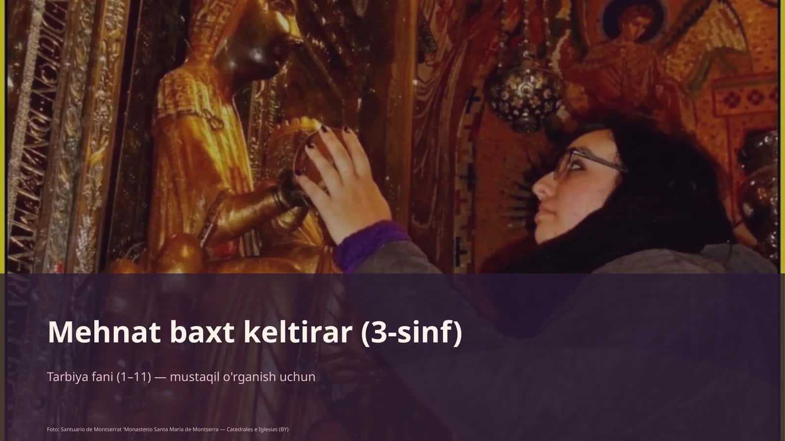 Mehnat baxt keltirar (3-sinf) 1