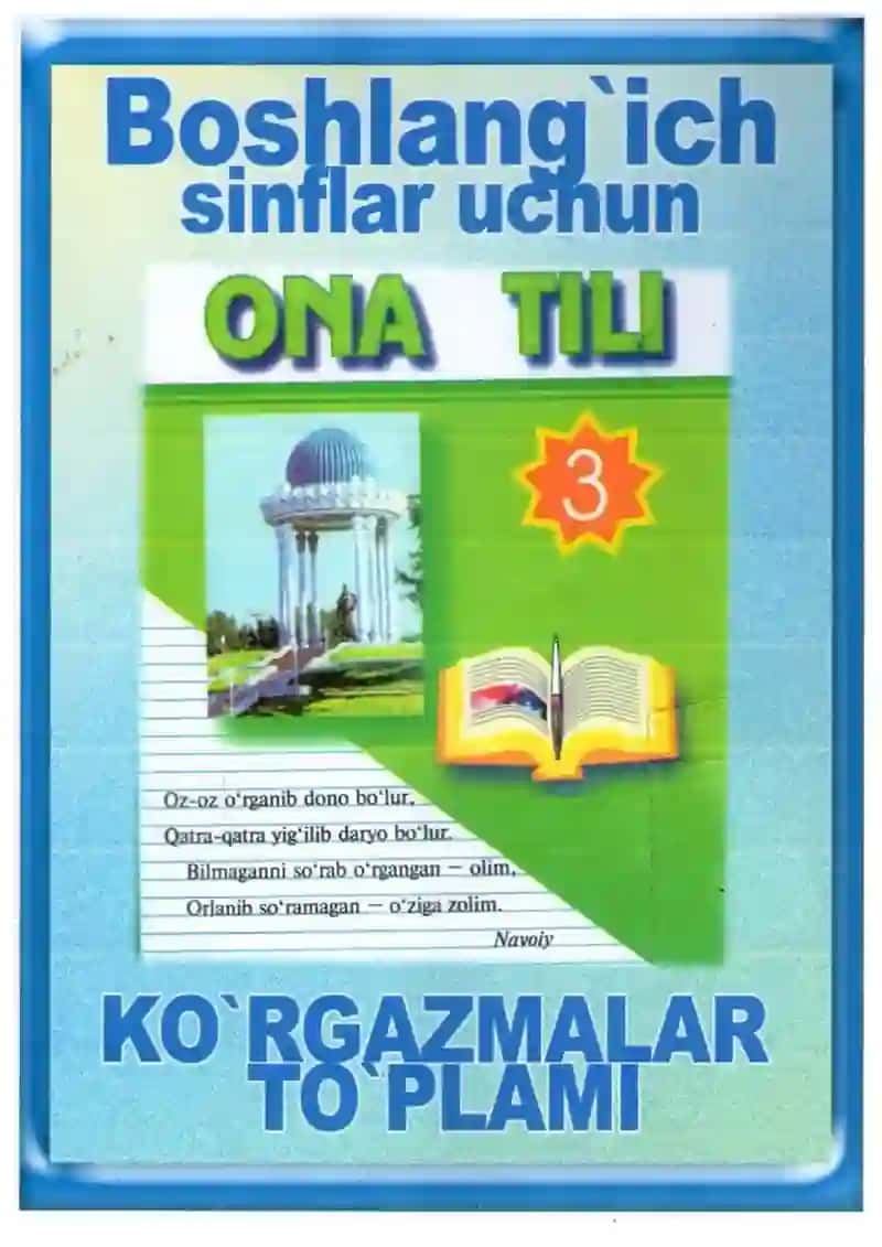 Ona tili 3-sinf. Ko'rgazmalar to'plami