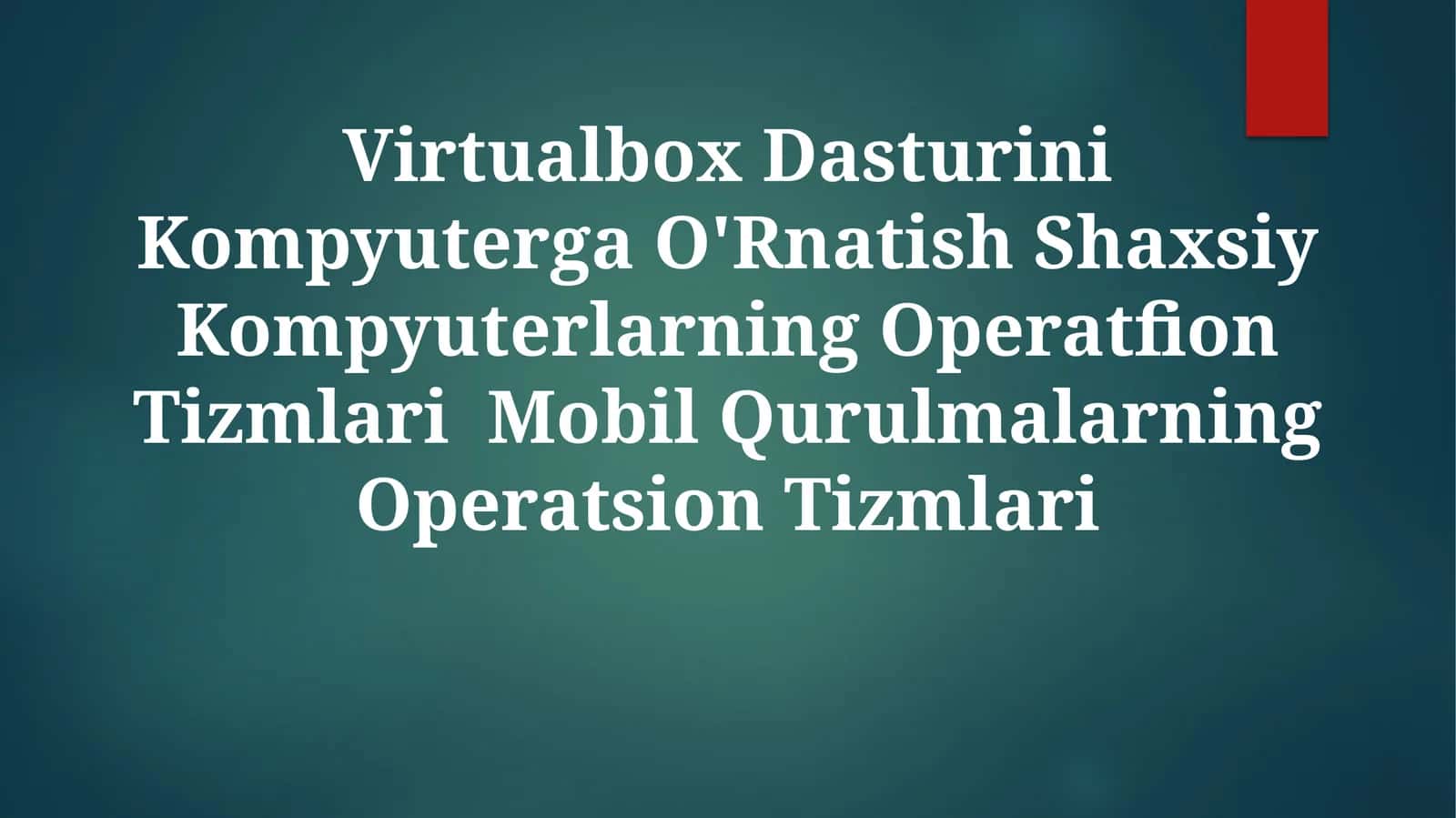 Virtualbox Dasturini Kompyuterga O'Rnatish 1
