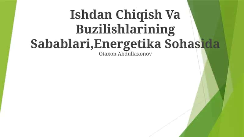 Elektr ishlab chiqarishning etarli emasligi 1
