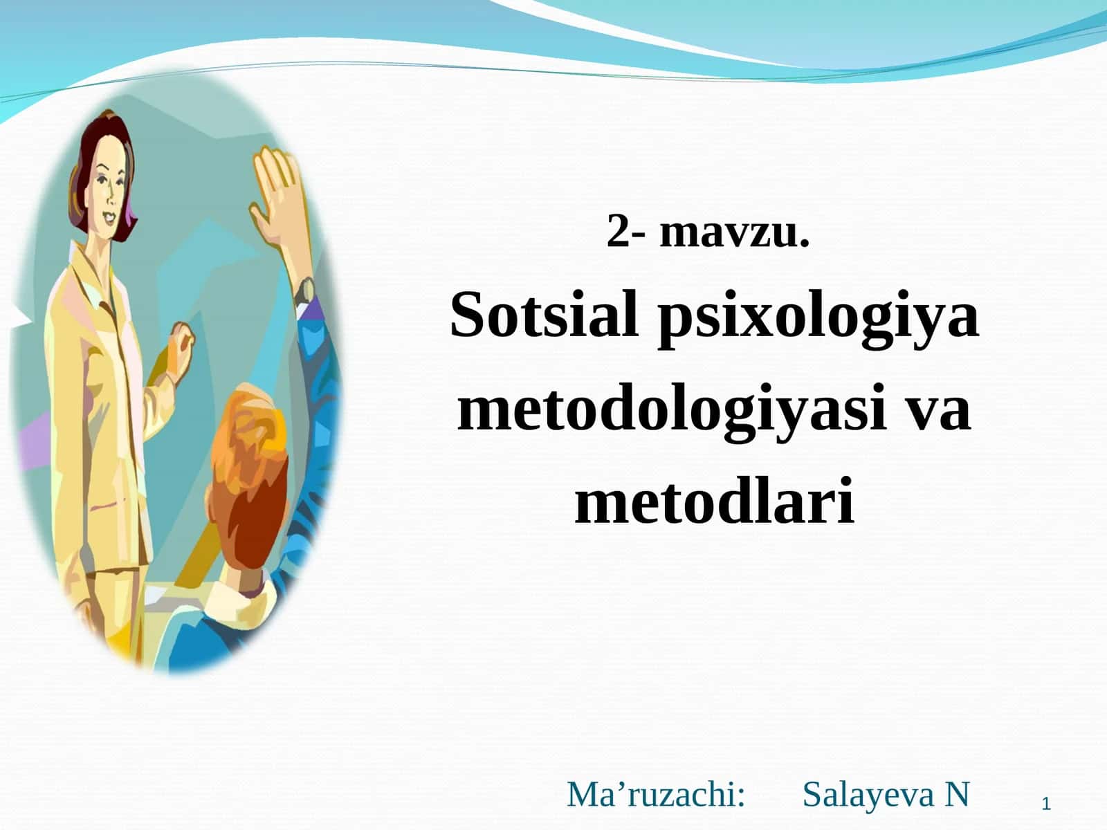 Sotsial psixologiyametodologiyasi va metodlari 1