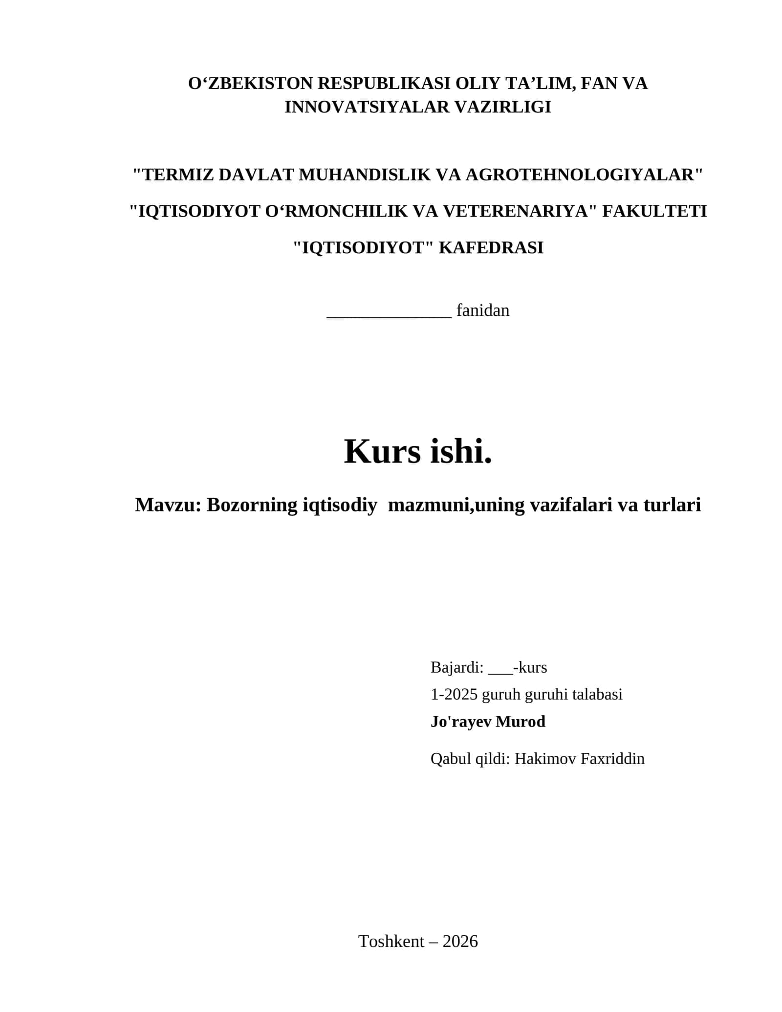 kurs ishi 1