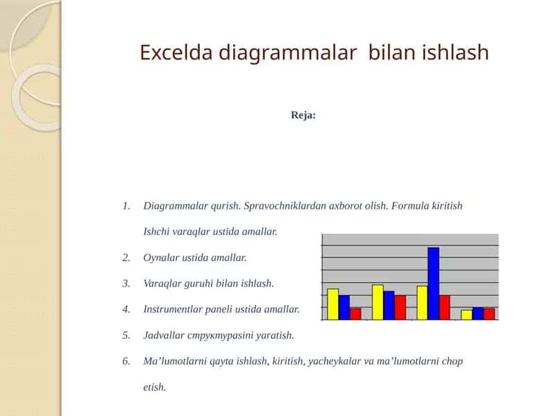 Exceldadiagrammalarbilanishlash 1