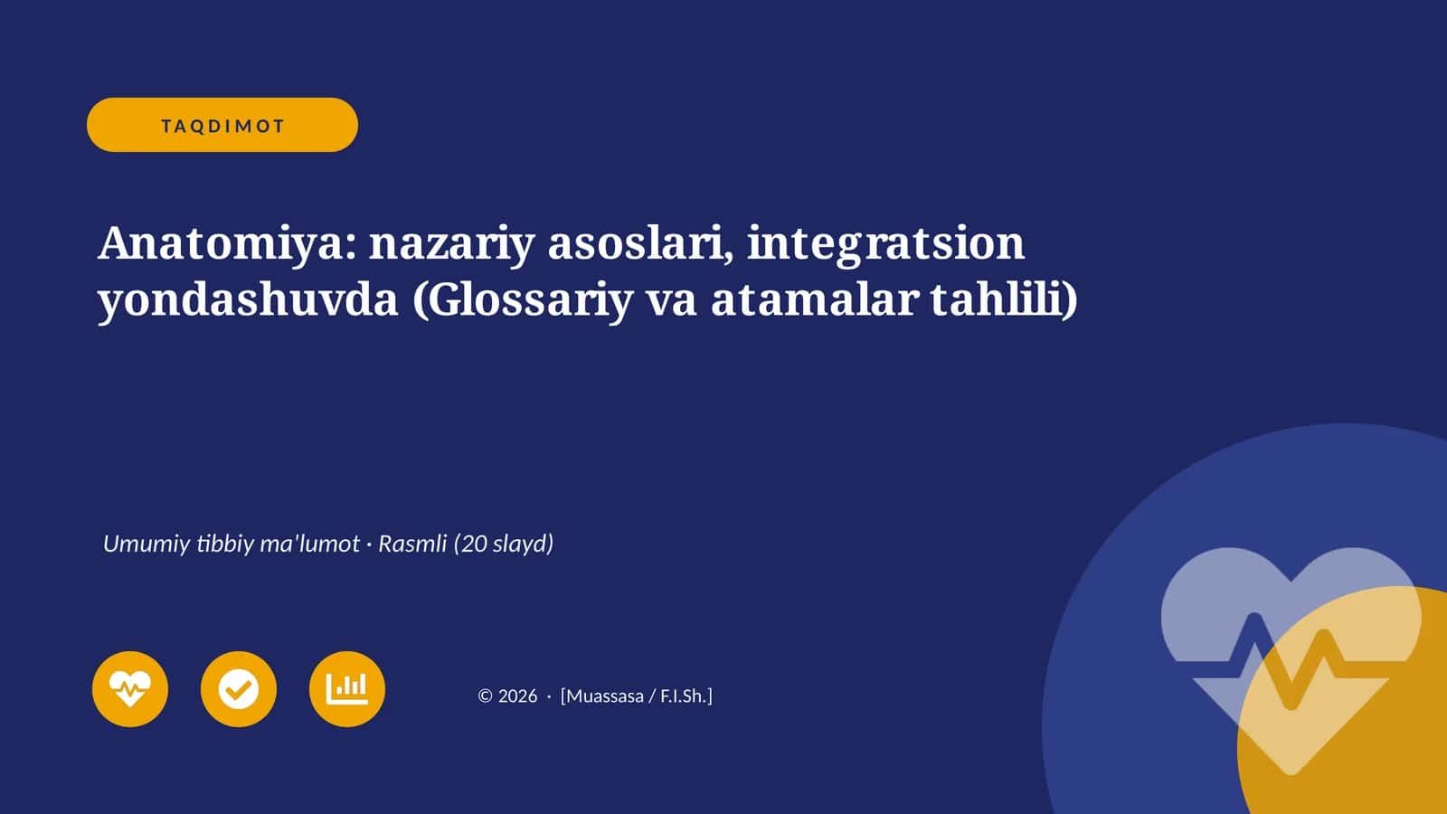 Anatomiya: nazariy asoslari, integratsion yondashuvda (Glossariy va atamalar tahlili) 1