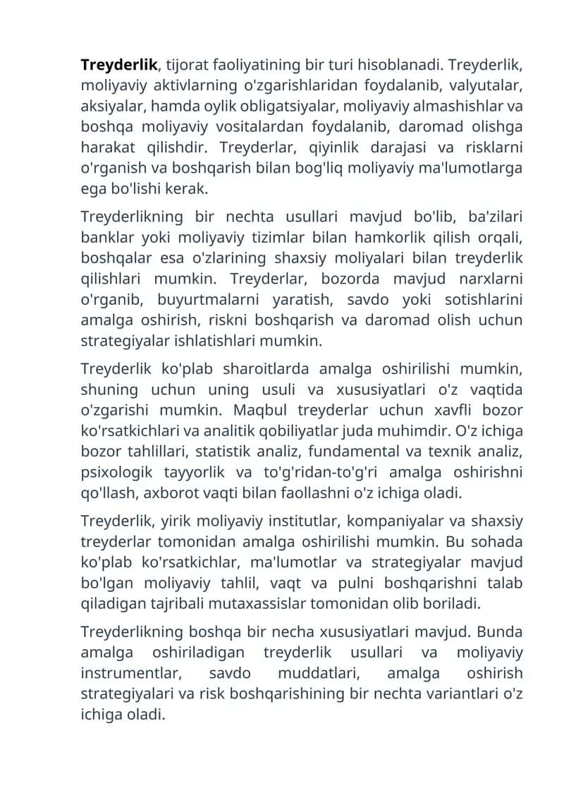 Treyderlik 1