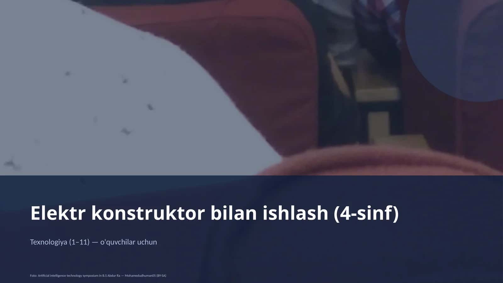 Elektr konstruktor bilan ishlash (4-sinf) 1