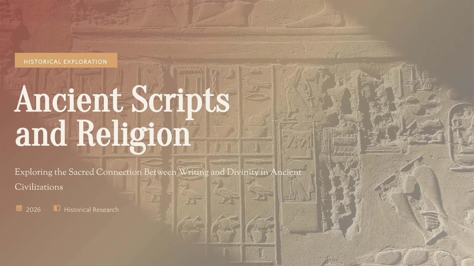 Ancient Scripts and Religion 1