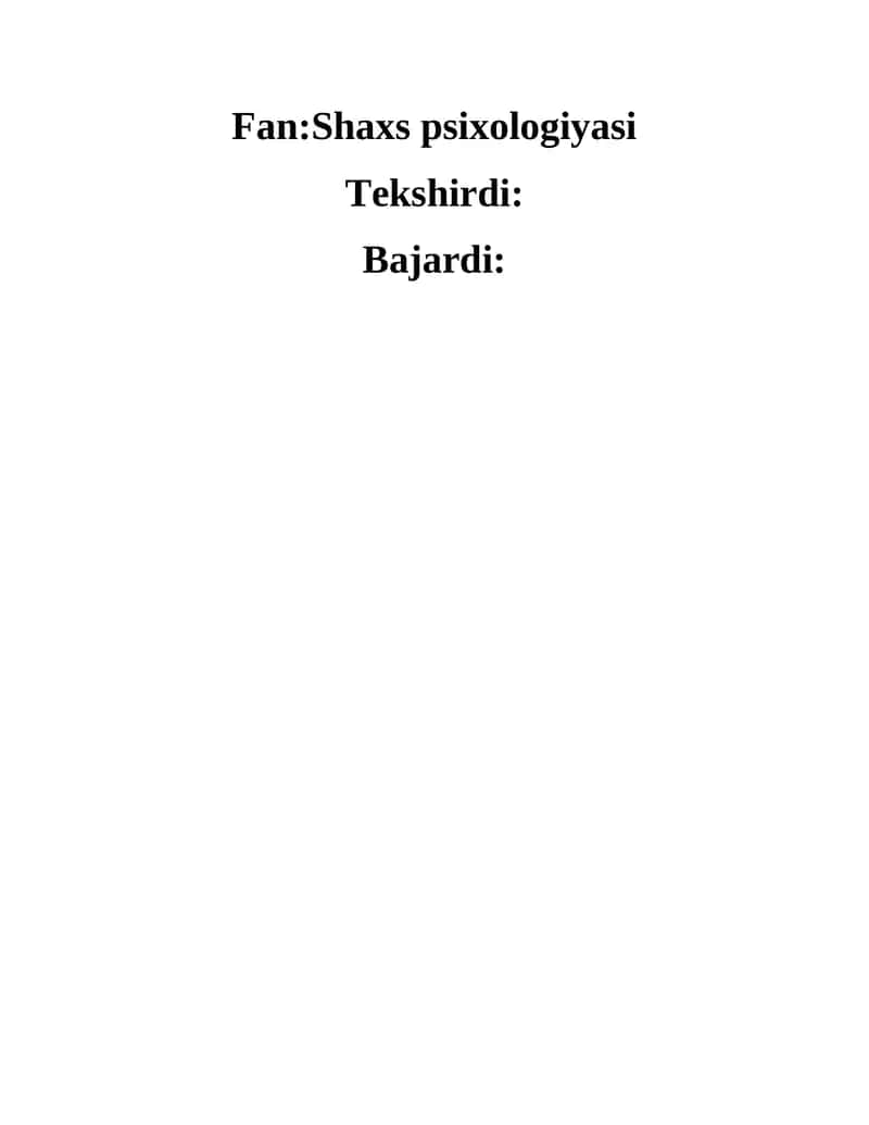 "KATTA BESHLIK " SOʻROVNOMASI. 1