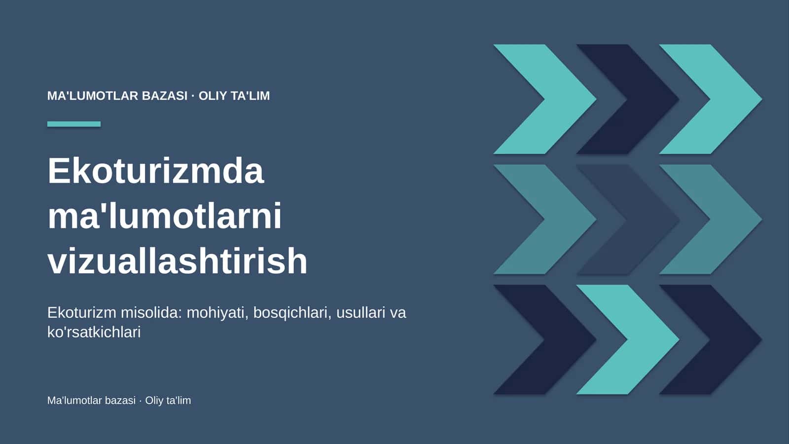 Ekoturizm misolida: mohiyati, bosqichlari, usullari va ko'rsatkichlari 1