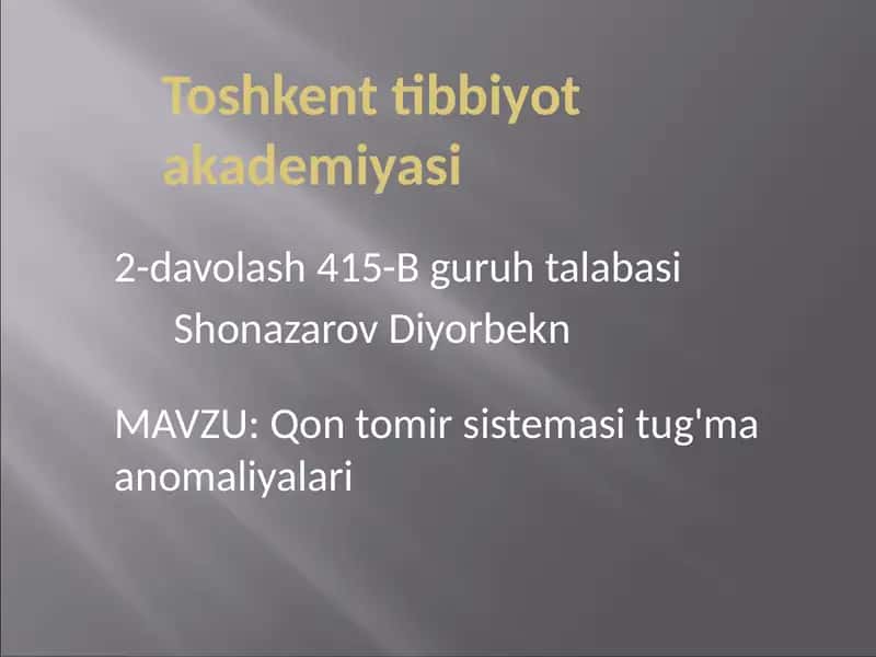 Tug‘ma yurak nuqsonlari 1