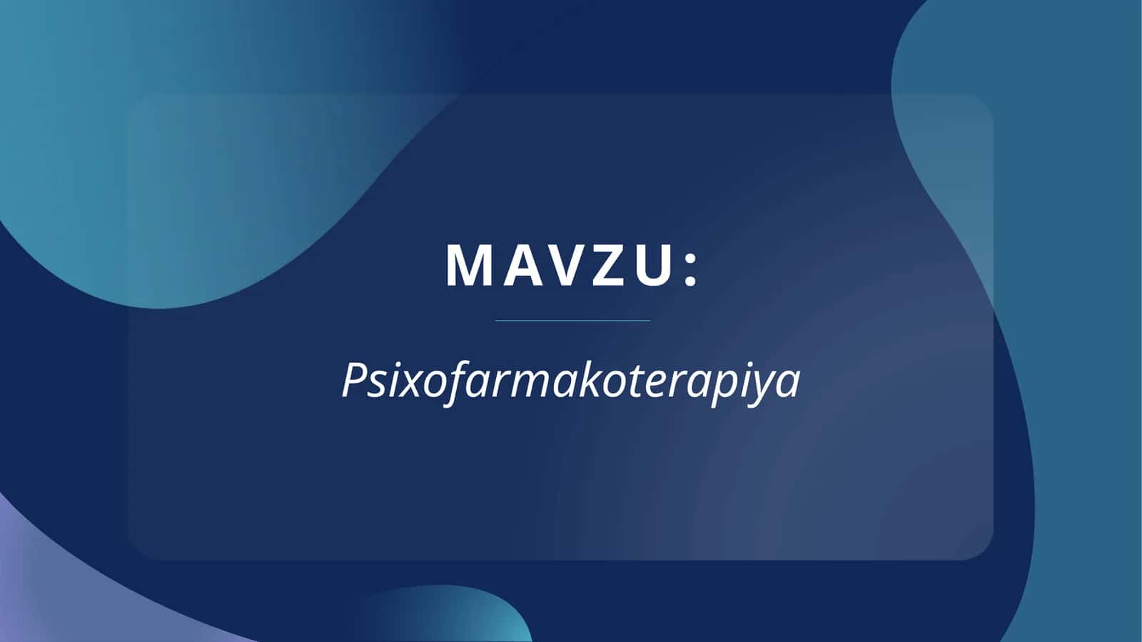 Psixofarmakoterapiya 1