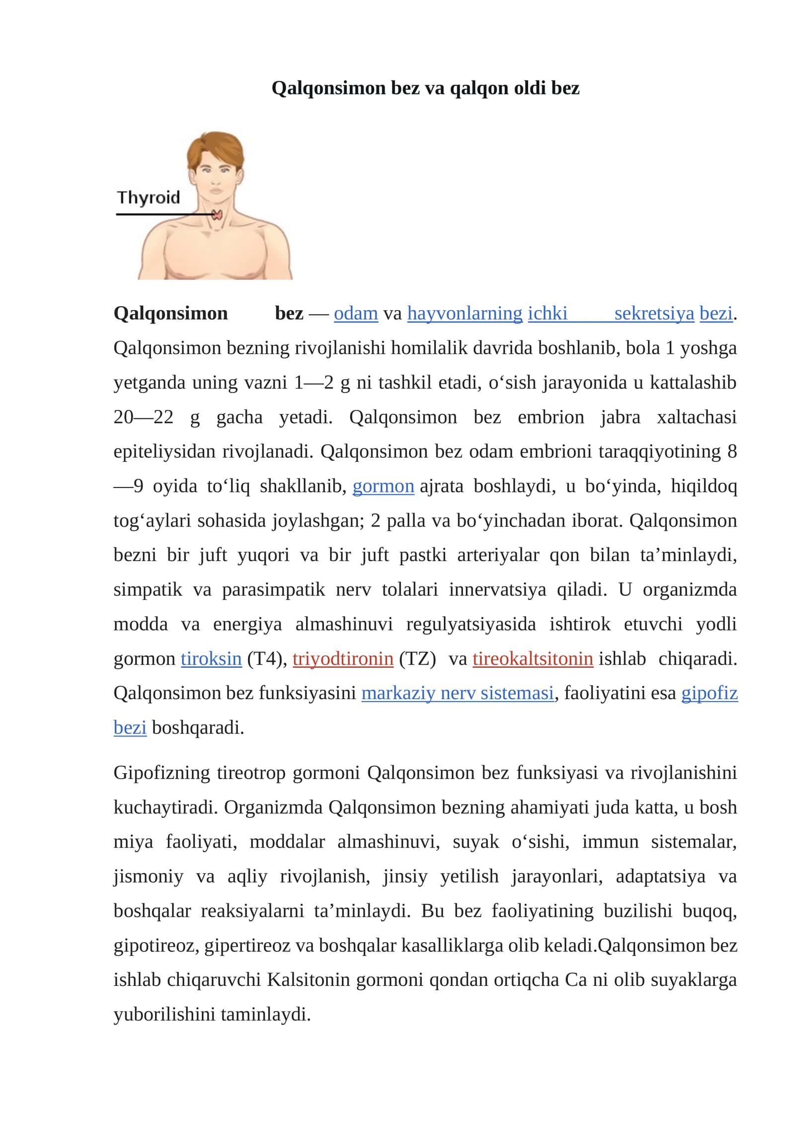 Qalqonsimon bez va qalqon oldi bez 1