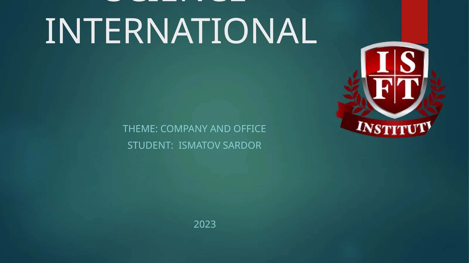 Theme: Company and Office 1