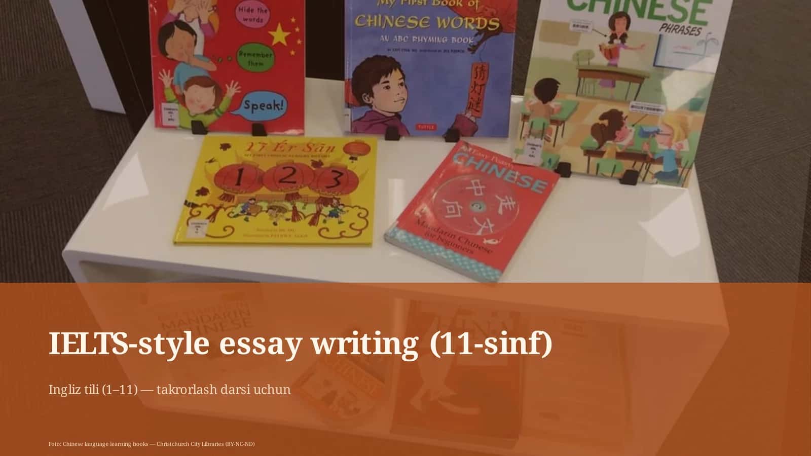IELTS-style essay writing (11-sinf) 1