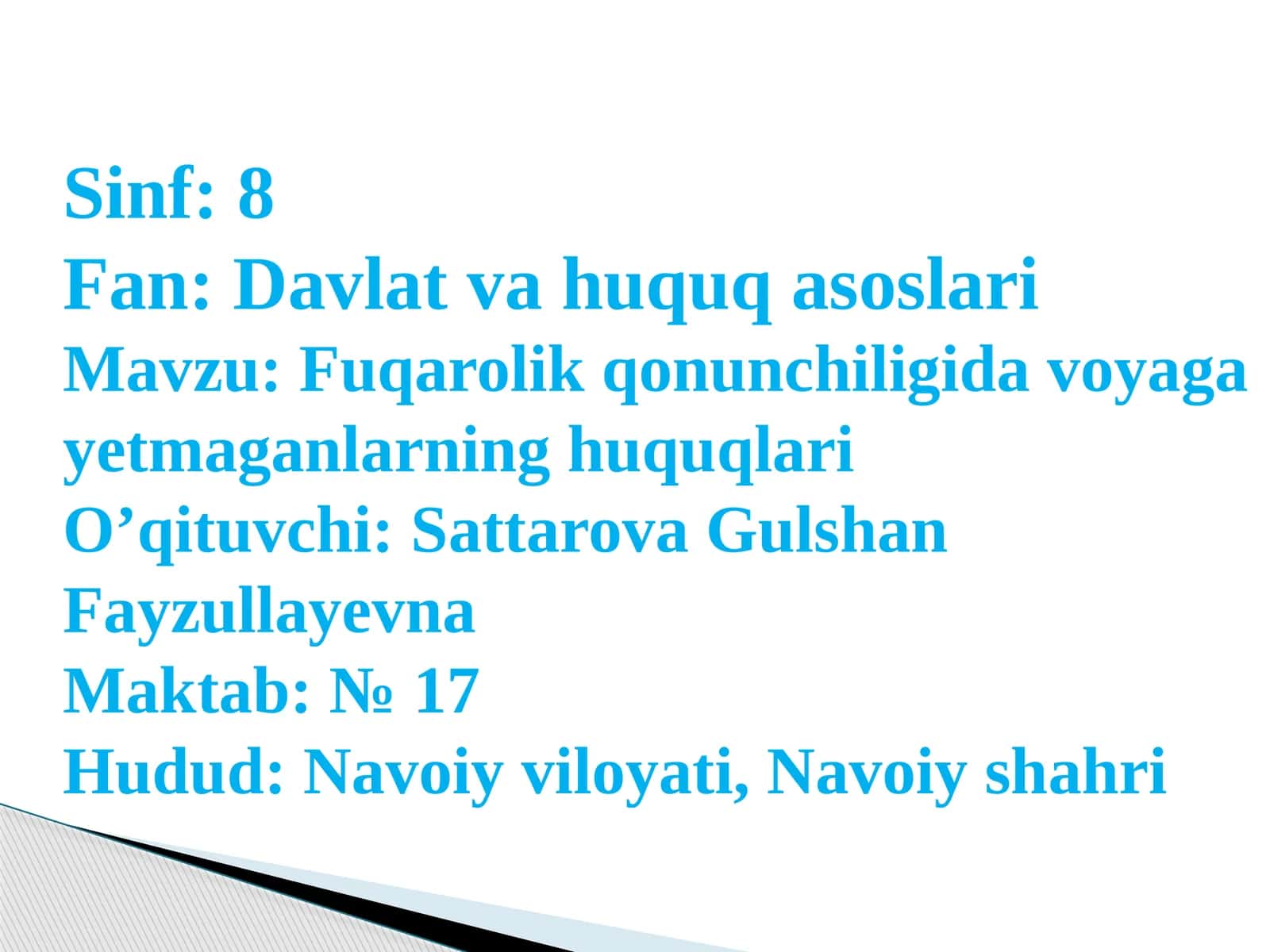 Fuqarolik qonunchiligida davo yoshga yetmaganlarning huquqlari 1