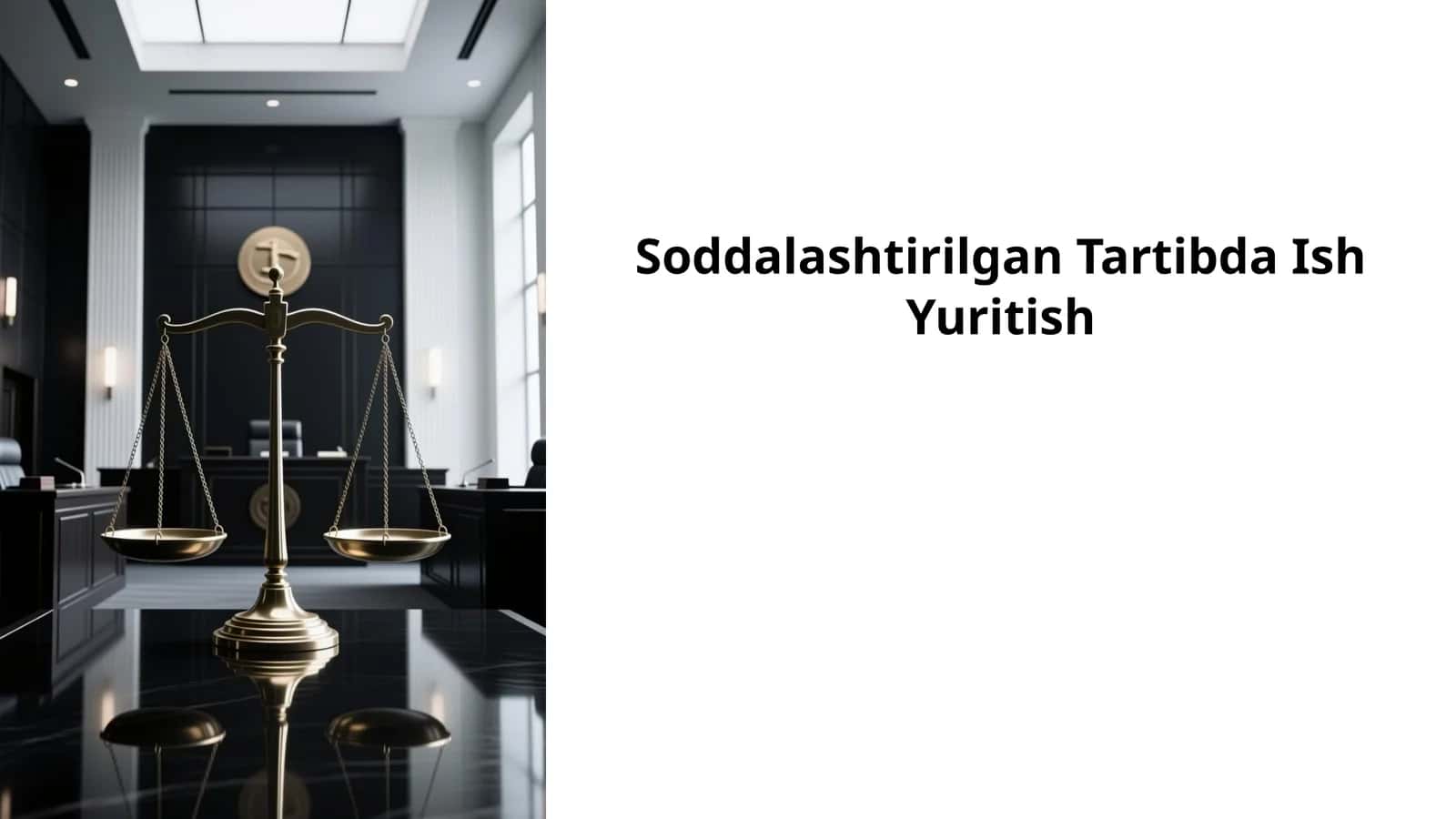 Soddalashtirilgan Ish Yuritish 1