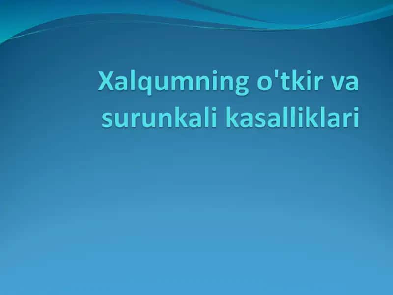 Xalqum qismlari 1