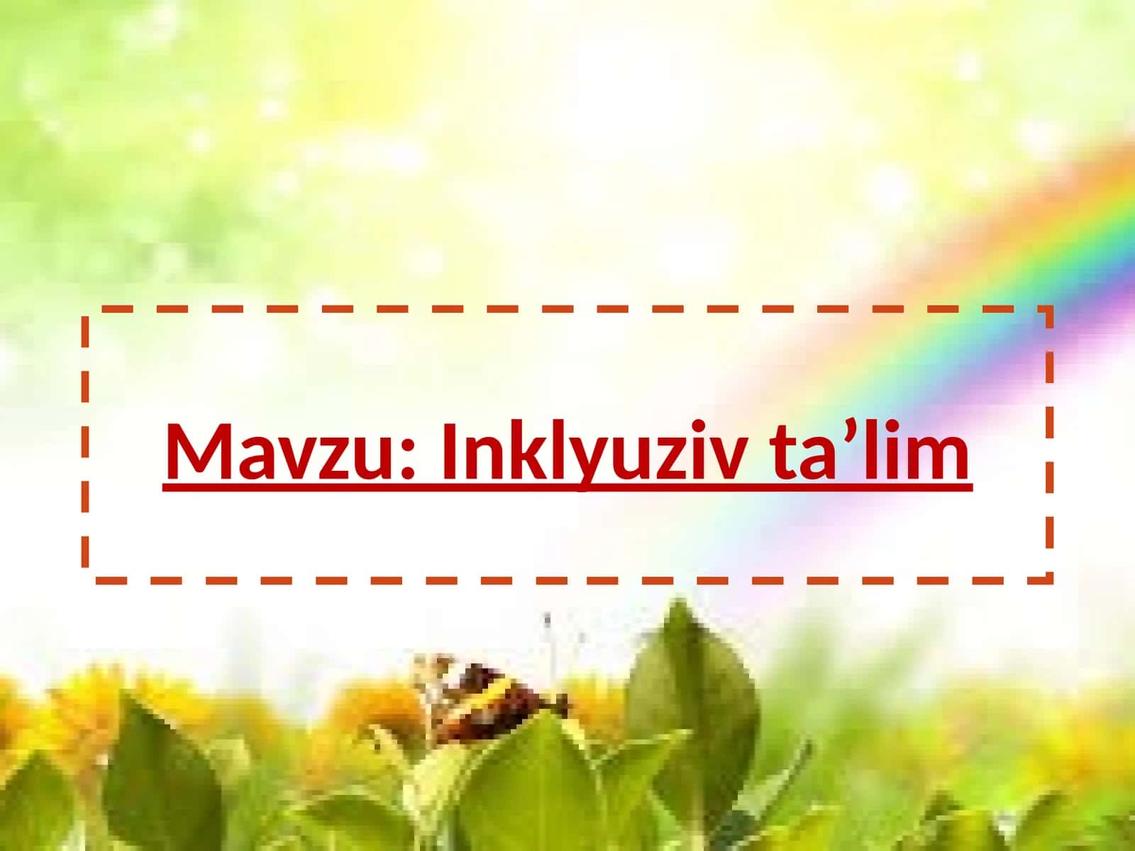 Inklyuziv ta’lim 1