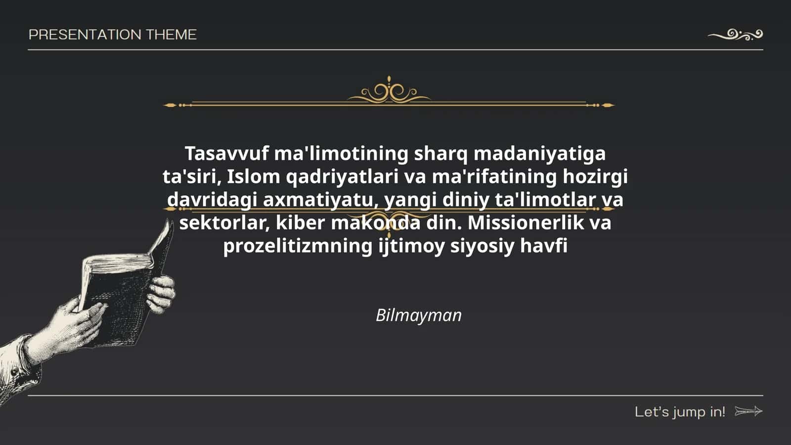 Tasavvuf ma'limoti sharq madaniyatiga ta'siri 1