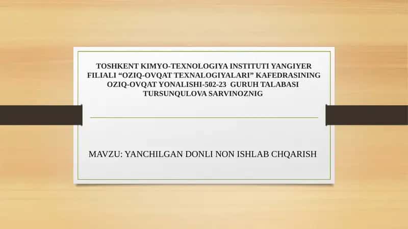 YANCHILGAN DONLI NON 1