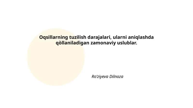 Oqsillarning tuzilish darajalari 1