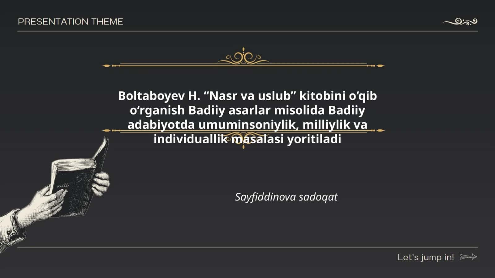Nasr va uslub 1