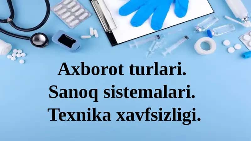 Axborot turlari 1