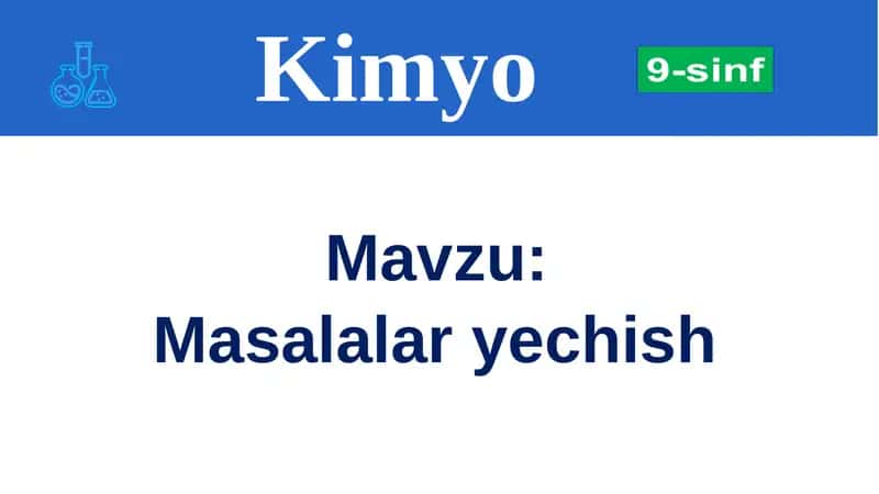 Kimyo 1