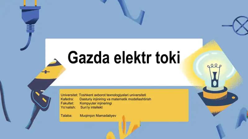 Gazda elektr toki 1