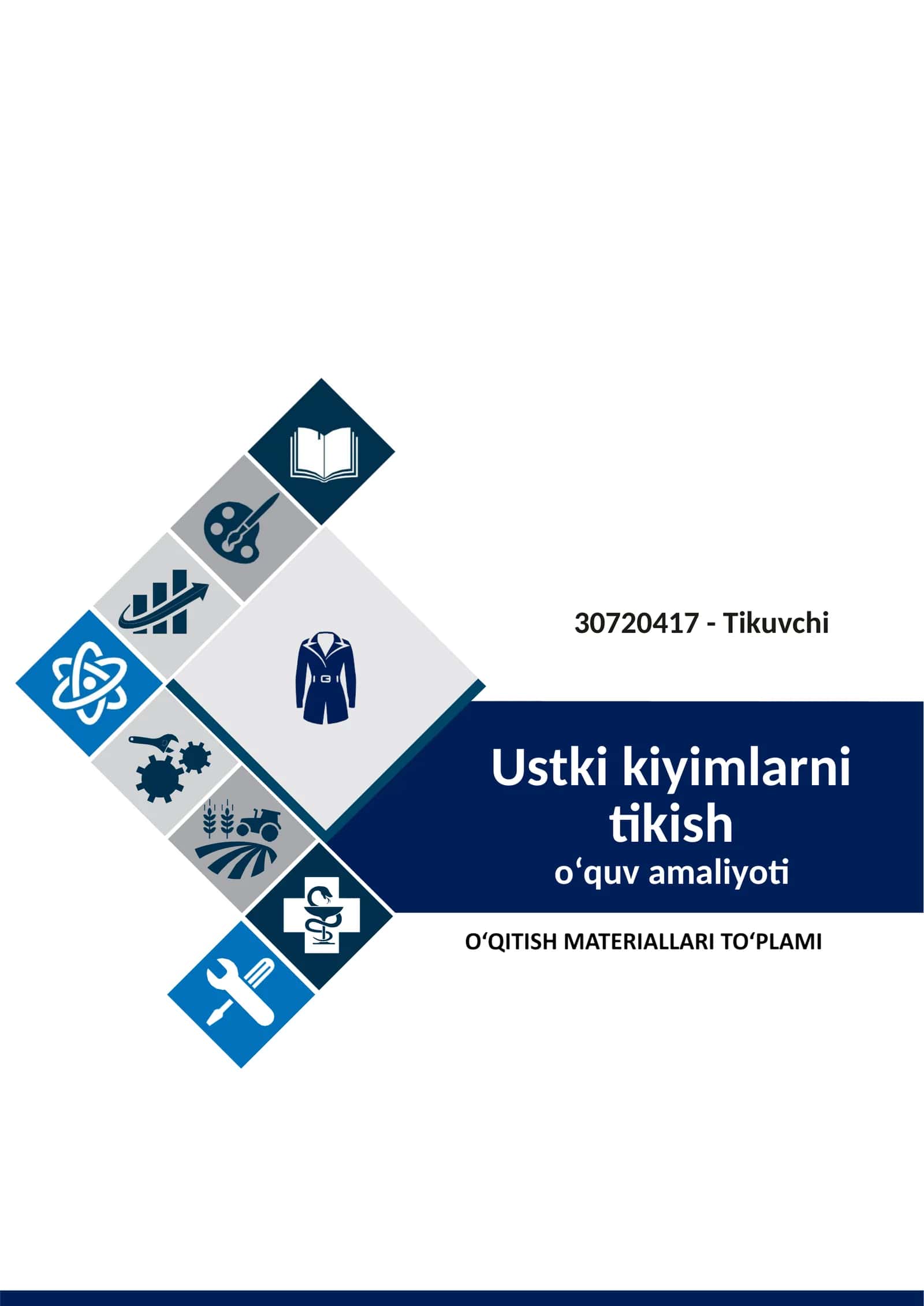 ”USTKI KIYIMLARNI TIKISH” О‘QUV AMALIYOTIDAN O'QITISH MATERIALLARI TO'PLAMI 1
