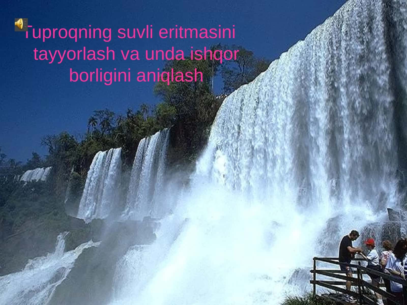 Tuproqning suvli eritmasini tayyorlash va unda ishqor borligini aniqlash 1