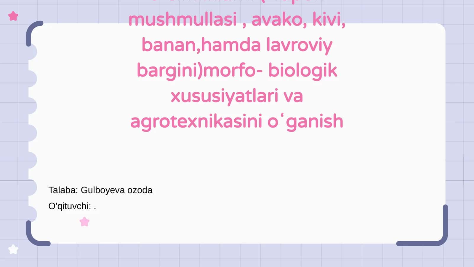 Keng tarqalgan noyob subtropik oʻsimliklar 1