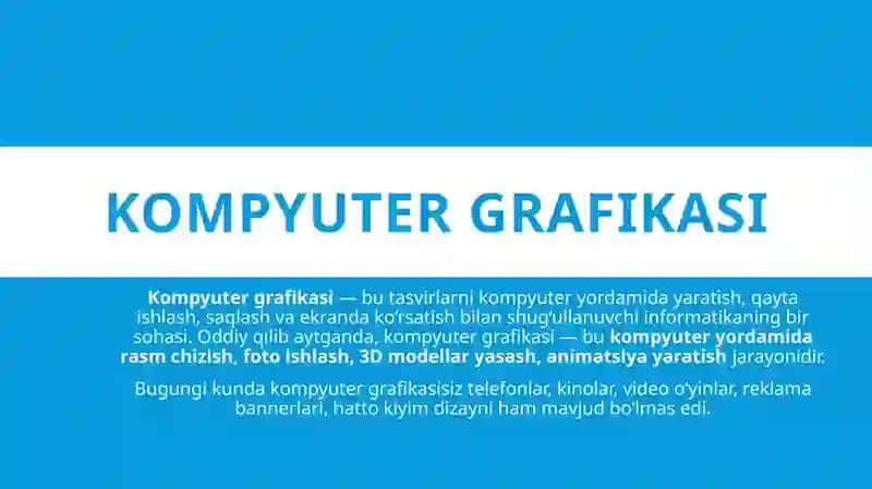 Kompyuter Grafikasi
