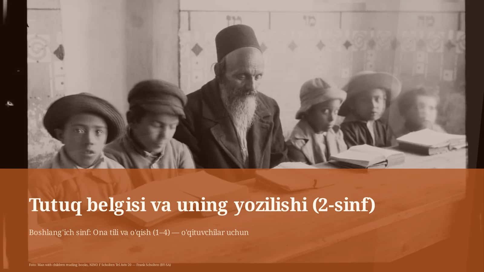 Tutuq belgisi va uning yozilishi (2-sinf) 1