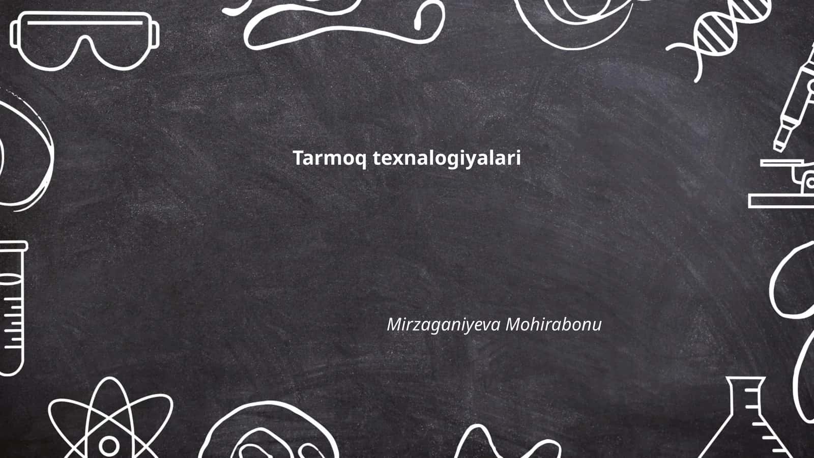 Tarmoq qurilmalari 1
