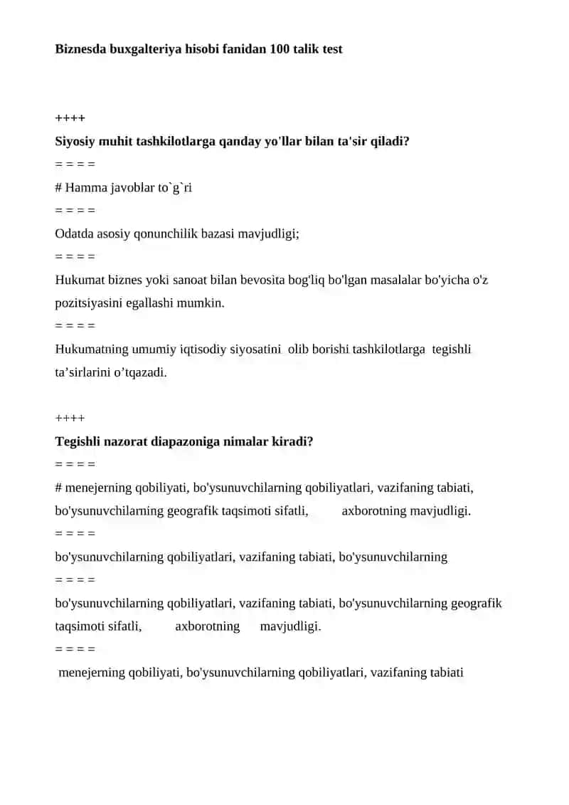 Autsorsing maxsus turi bu