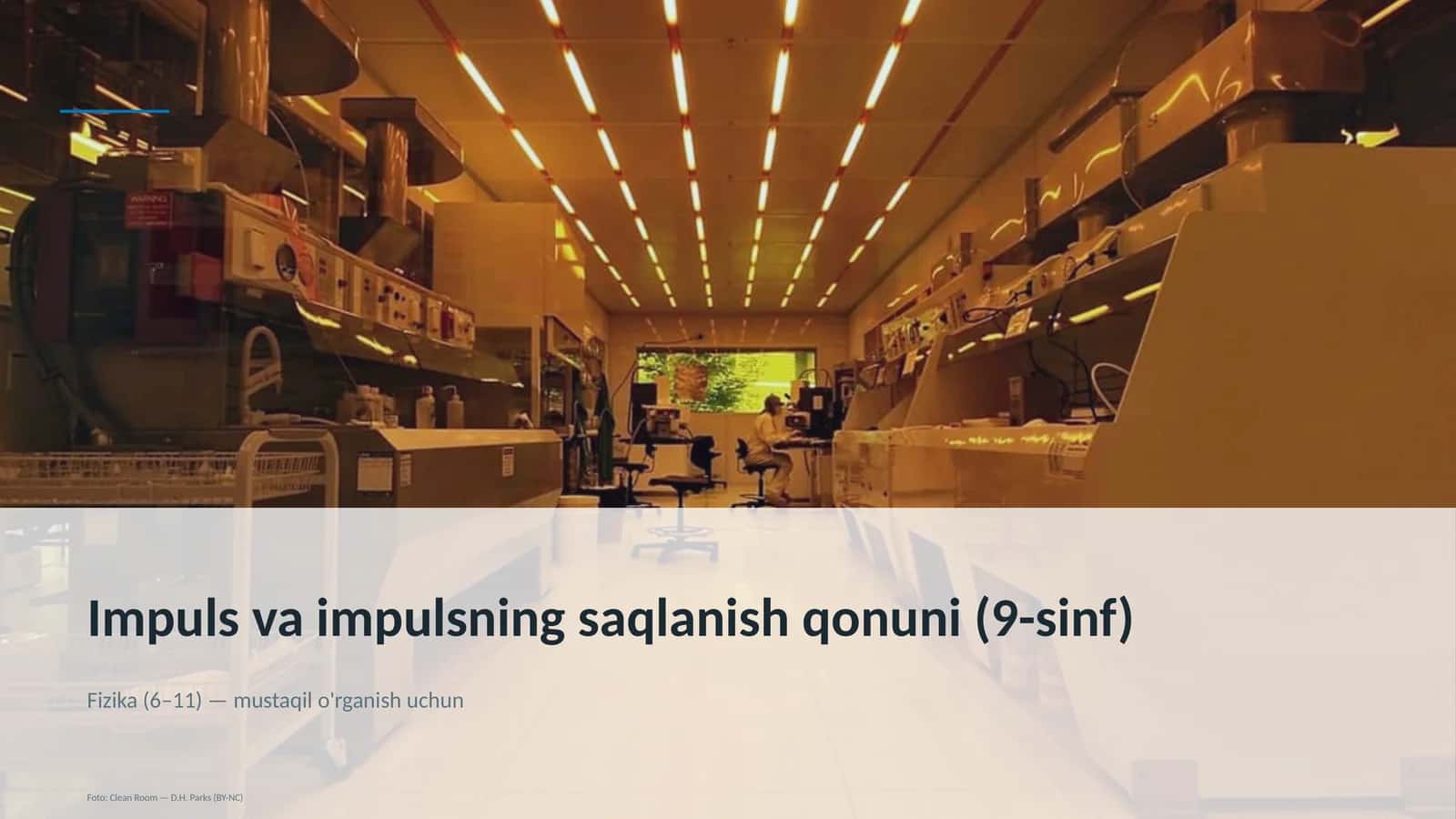 Impuls va impulsning saqlanish qonuni (9-sinf) 1