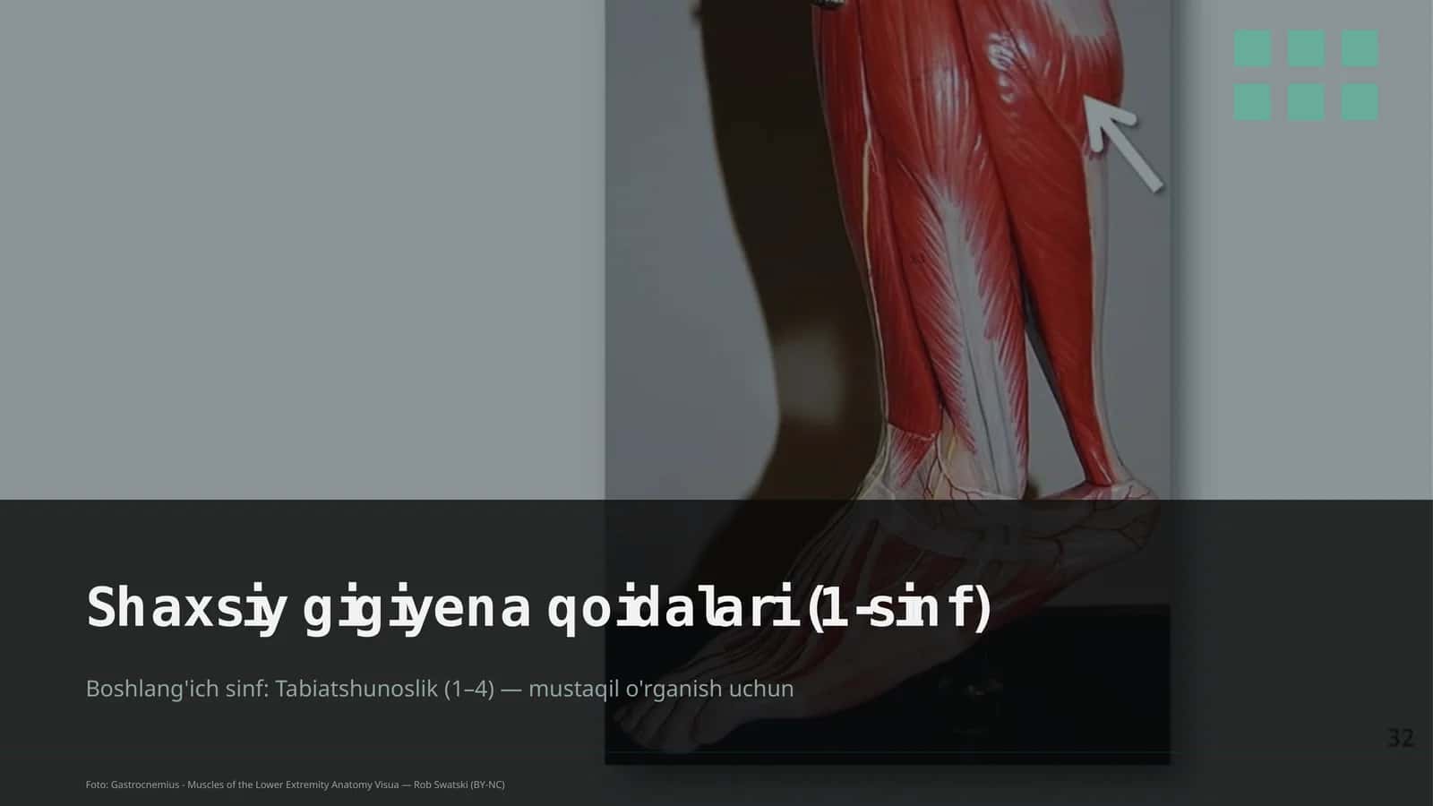 Shaxsiy gigiyena qoidalari (1-sinf) 1