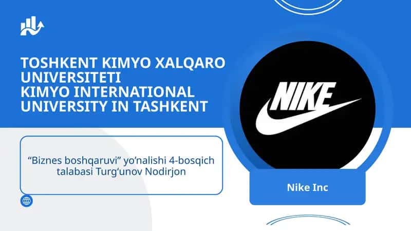 XALQARO BOZORLARDA RAQAMLI MARKETING STRATEGIYASI
NIKE INC MISOLIDA. 1