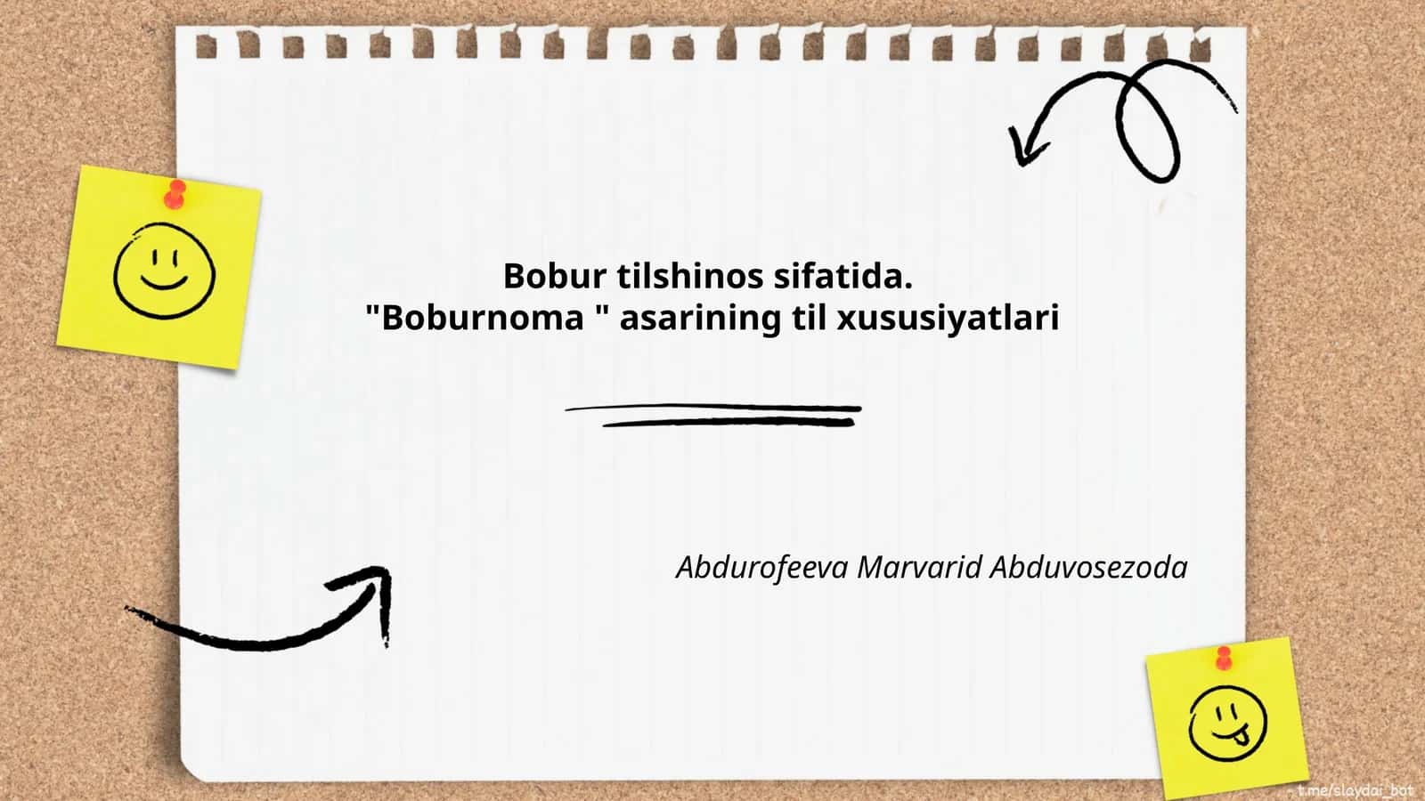 Bobur tilshunosligi xususiyatlari 1