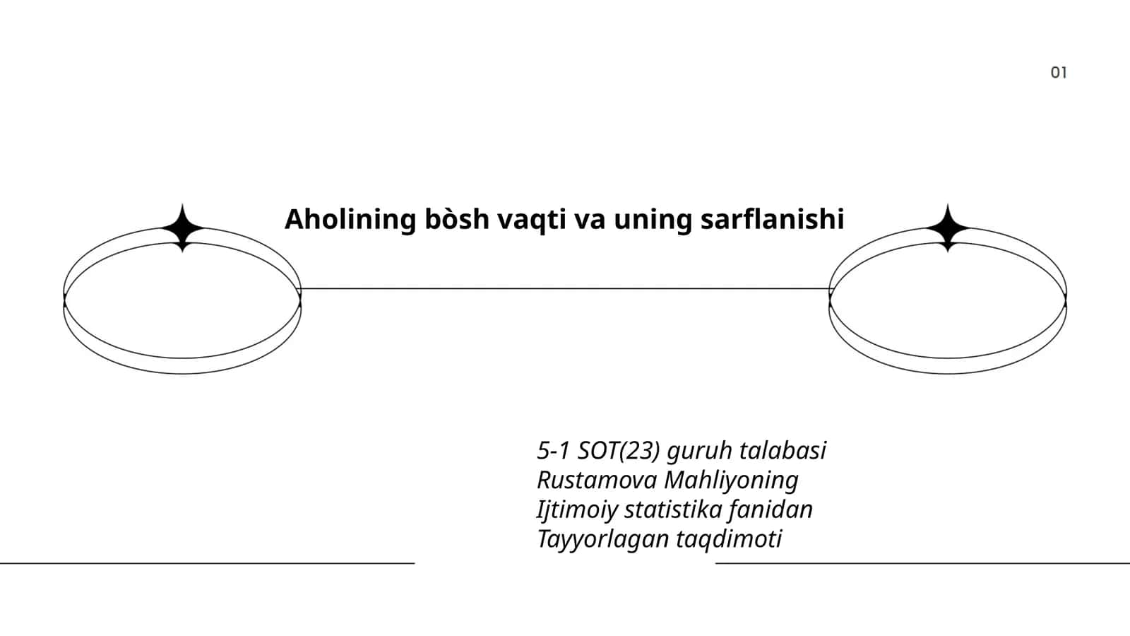 Aholining bòsh vaqti va uning sarflanishi 1